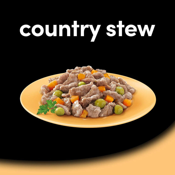 Cesar Country Stew Adult Wet Dog Food, Chicken, Vegetables and Parsley in Gravy 14 x 150 g Trays